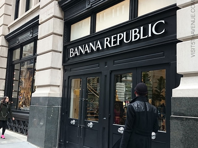 Banana republic in manhattan
