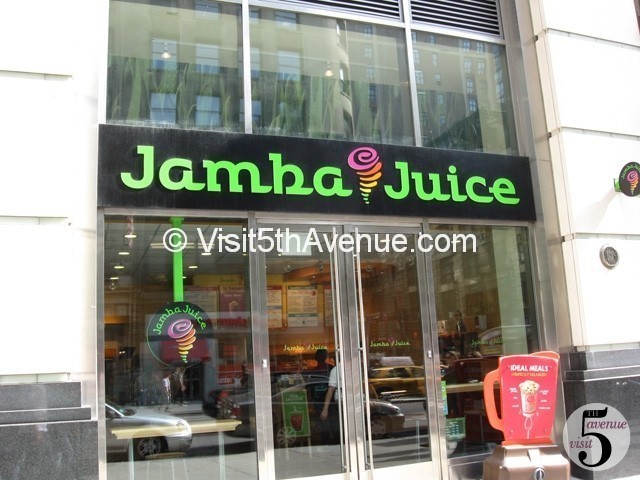 Jamba Juice 5th Avenue New York Restaurant